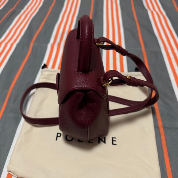 polene Numéro Un Nano Edition Textured Burgundy - Picture 6 of 11